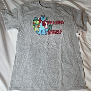 Disney Monsters Inc Christmas Graphic Tee Size Medium NWT